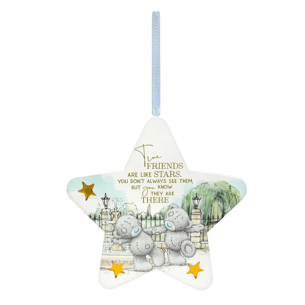 True Friend Me to You Bear Star Plaque