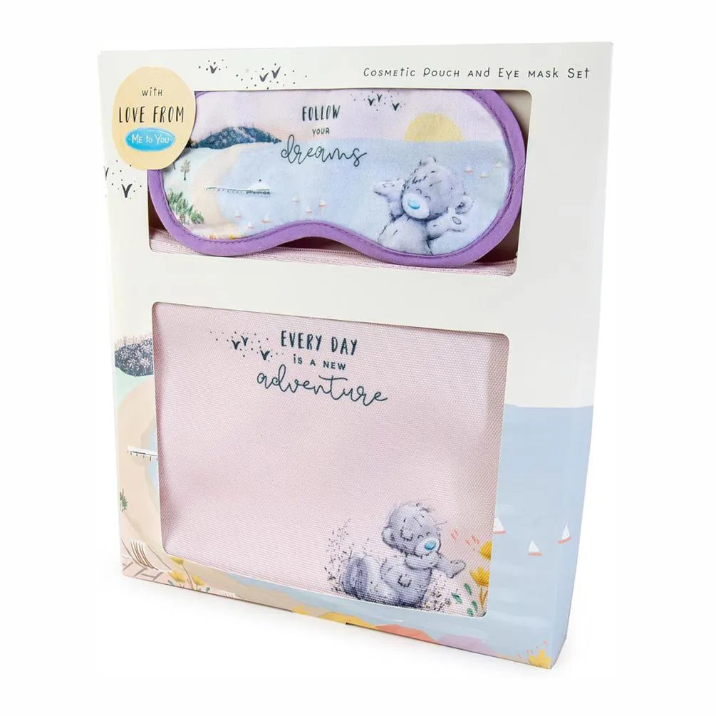 Cosmetic Pouch & Eye Mask Me to You Bear Gift Set £5.99
