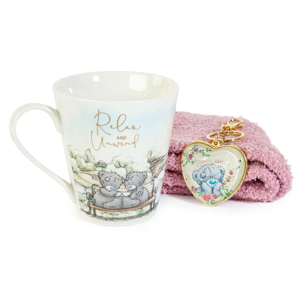 Relax Mug Socks & Keyring Me to You Bear Gift Set