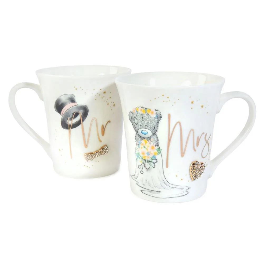 Mr &amp; Mrs Me to You Bear Wedding Mug Set