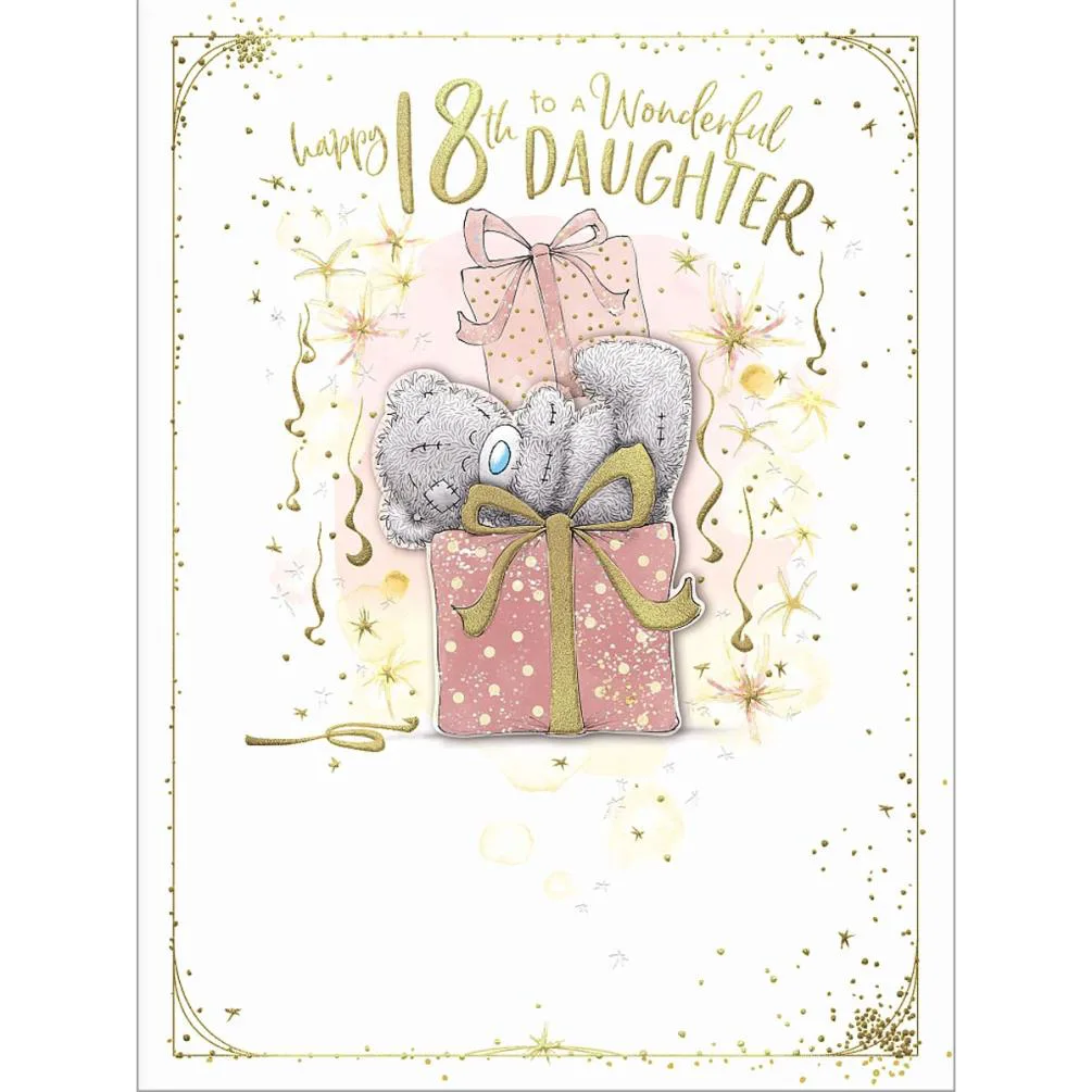 Daughter 18th Birthday Me to You Large Birthday Card