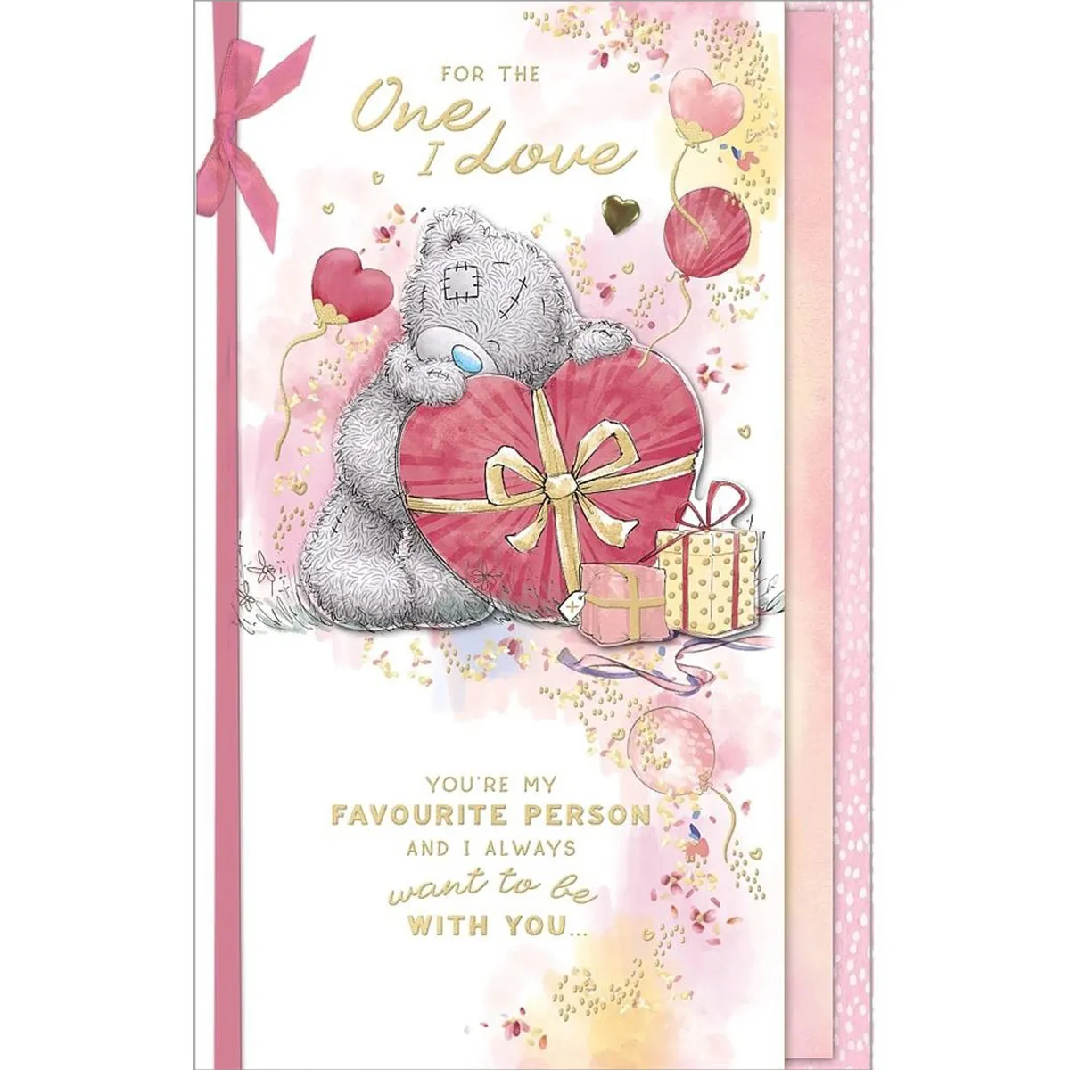 One I Love Me to You Bear Handmade Birthday Card