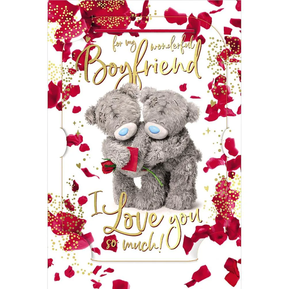 3D Holographic Boyfriend Me to You Bear Birthday Card