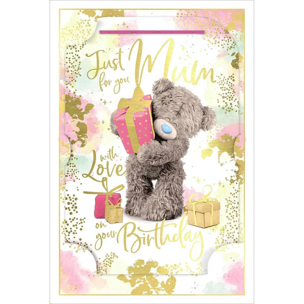 3D Holographic Mum Me to You Bear Birthday Card