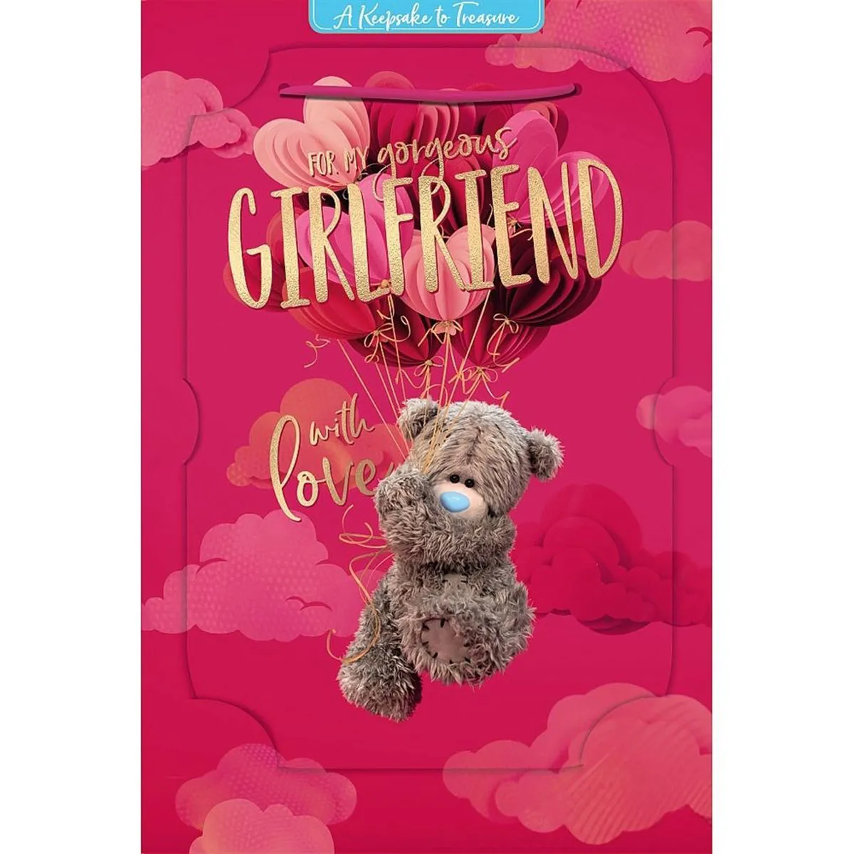 3D Holographic Keepsake Girlfriend Me to You Birthday Card