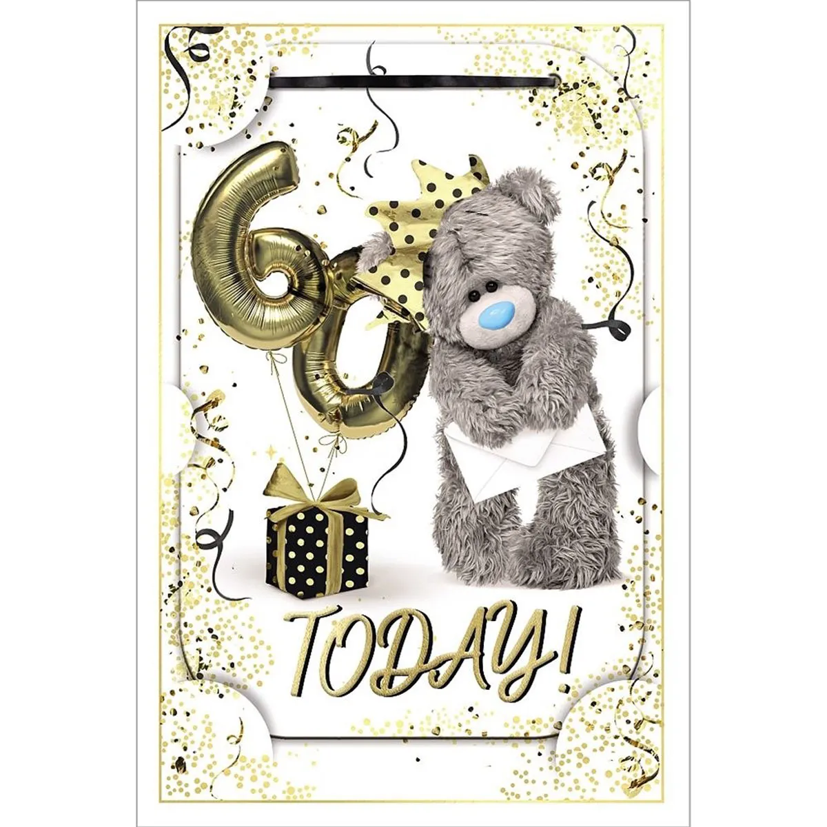 3D Holographic Keepsake 60th Birthday Me to You Bear Card