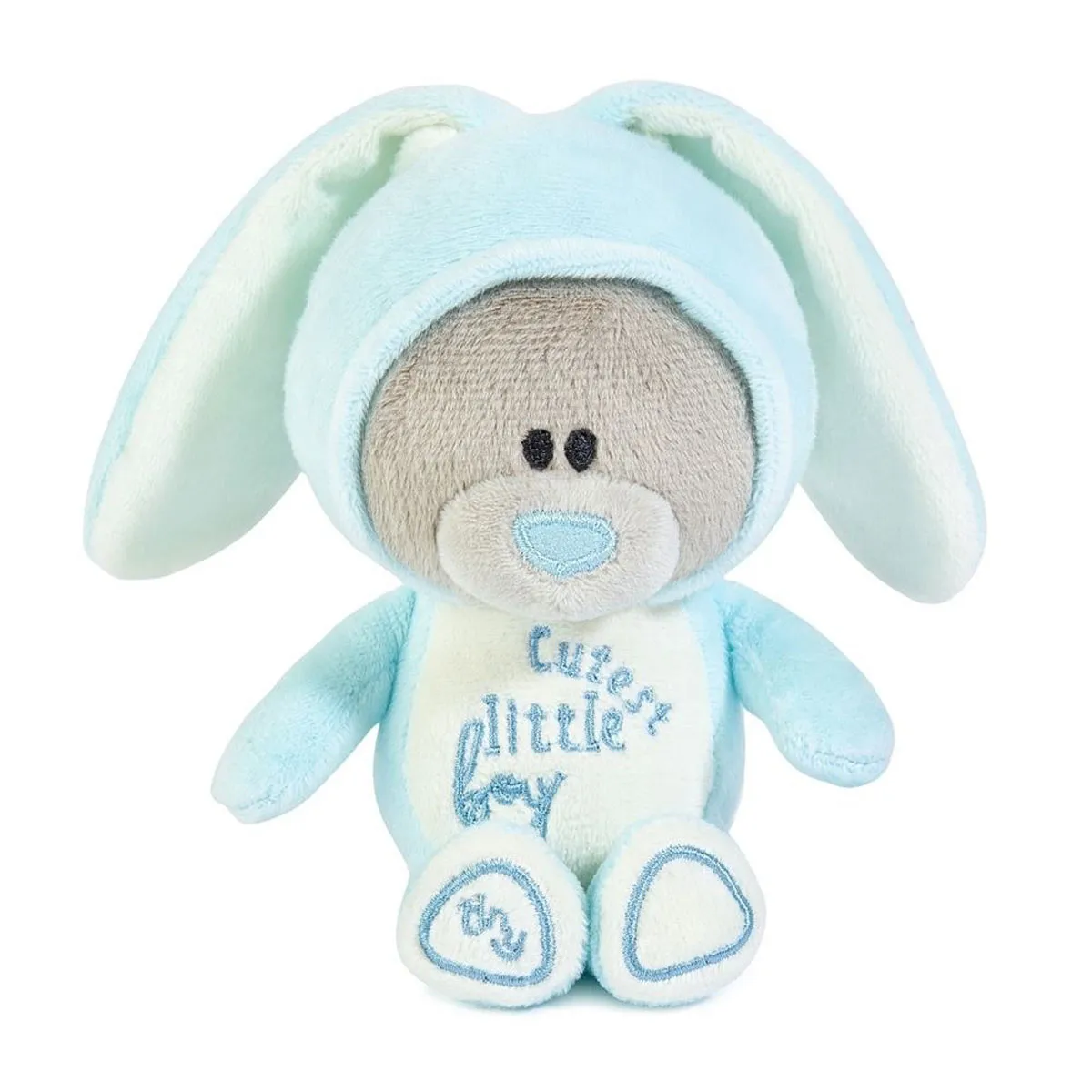 4" Cutest Little Boy Onesie Tiny Tatty Teddy Bear