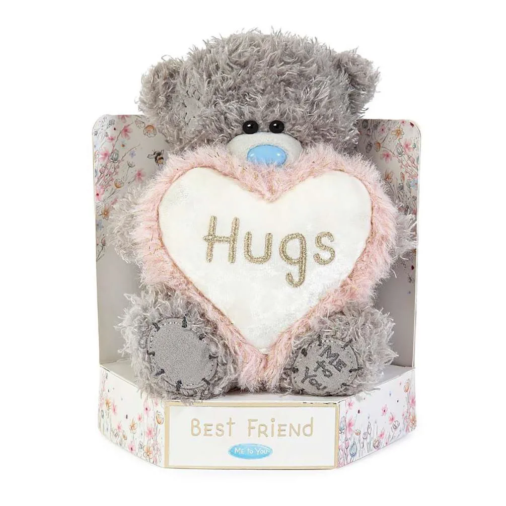 7" Best Friend Hugs Heart Me to You Bear