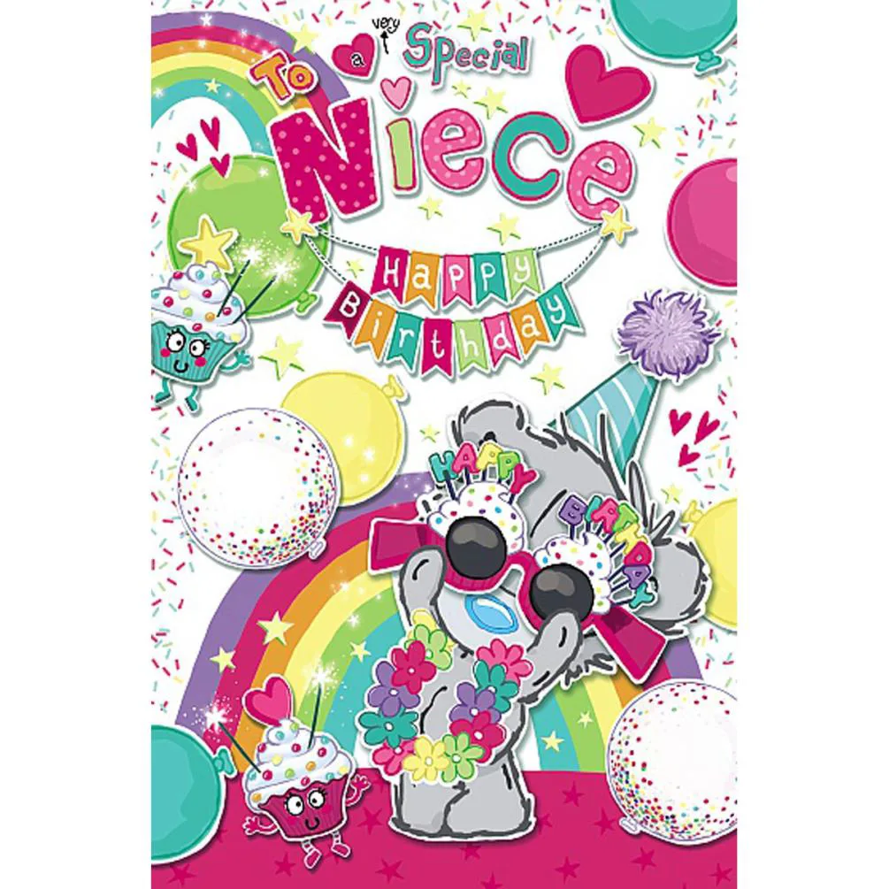 Special Niece My Dinky Bear Me to You Birthday Card
