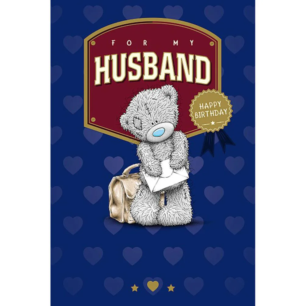 Husband Me to You Bear Birthday Card £3.59