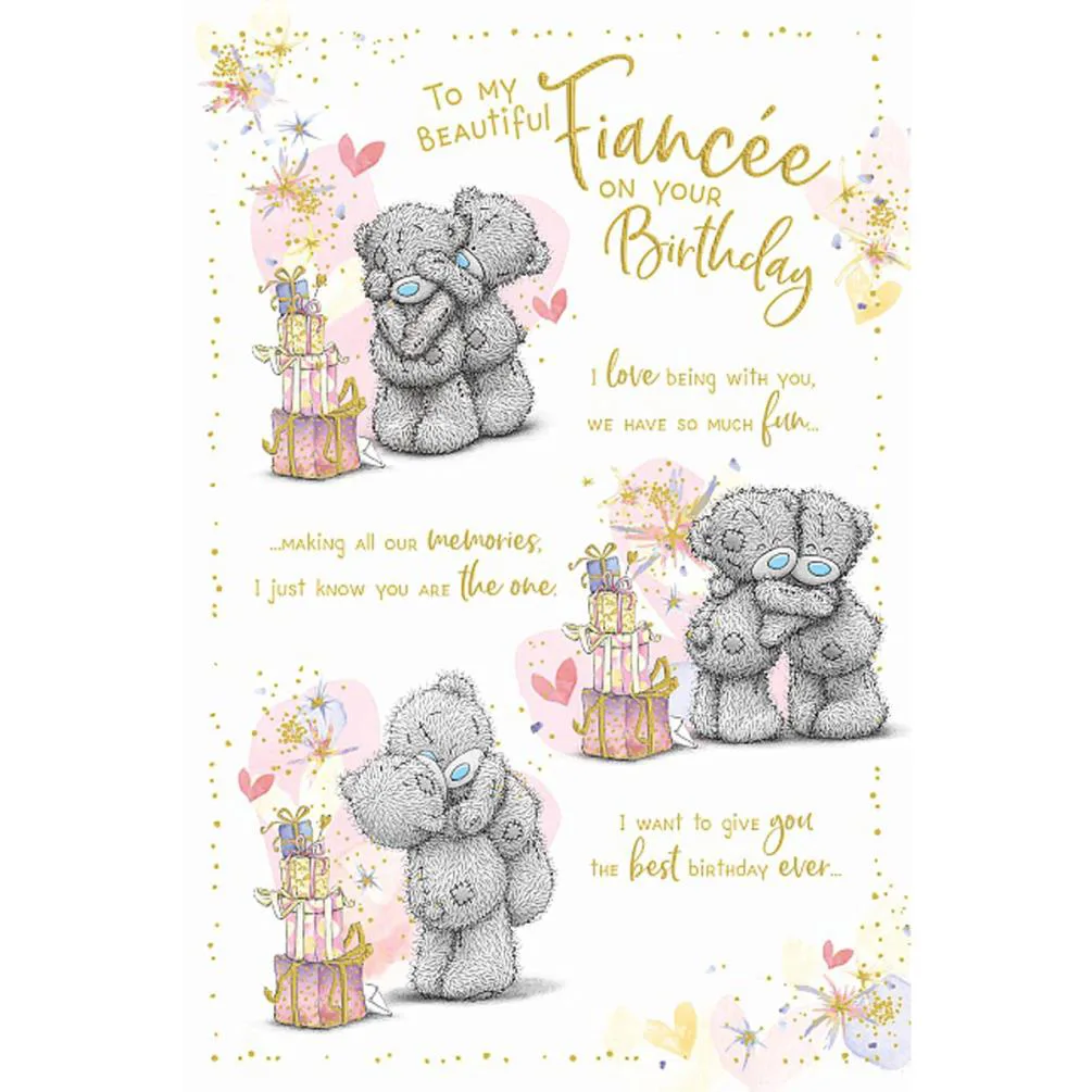 Beautiful Fiancée Me to You Bear Birthday Card £3.59
