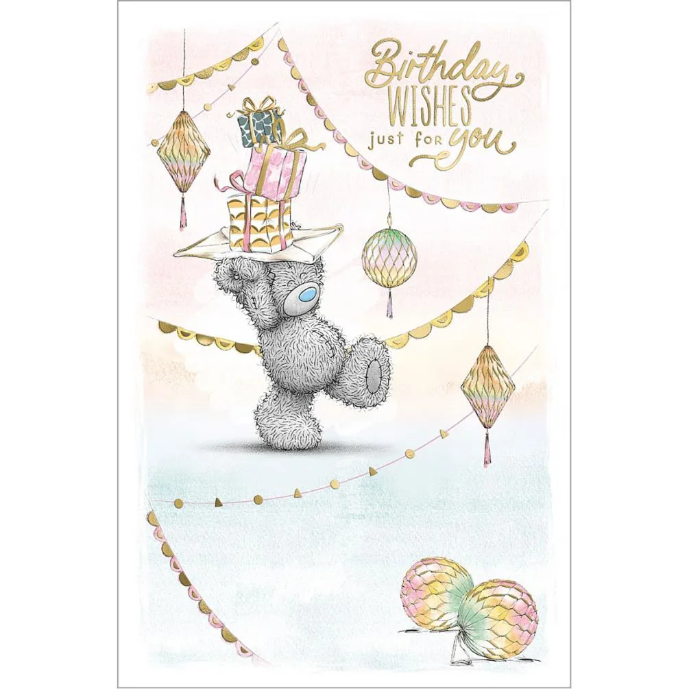 Birthday Wishes Me to You Bear Birthday Card