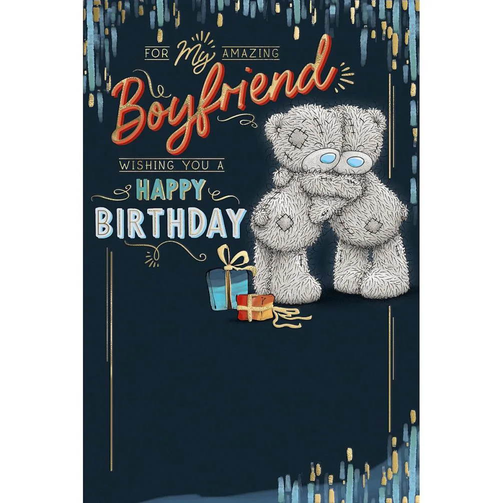 My Boyfriend Me to You Bear Birthday Card