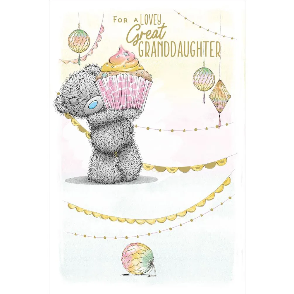 Lovely Great Granddaughter Me to You Bear Birthday Card