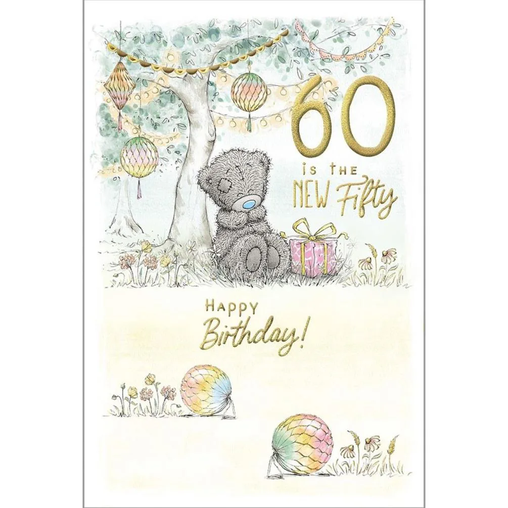 60th Birthday Me to You Bear Birthday Card