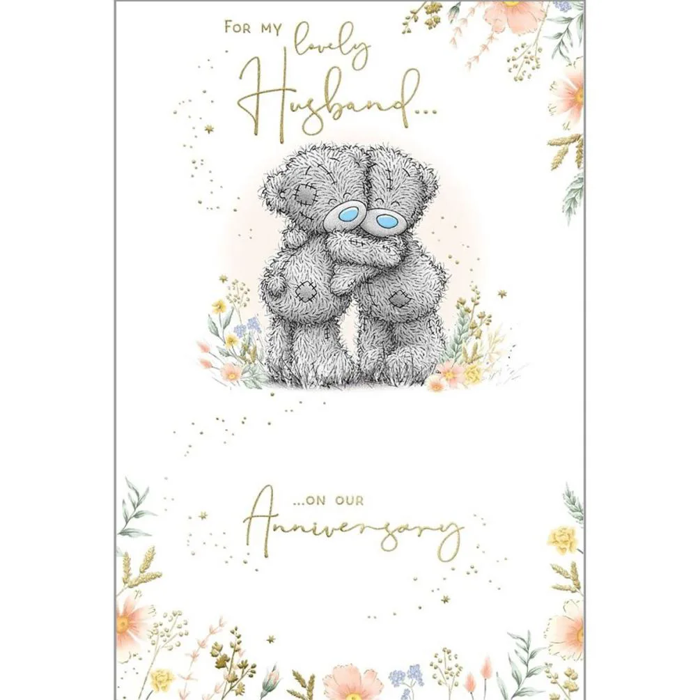 Lovely Husband Me to You Bear Anniversary Card