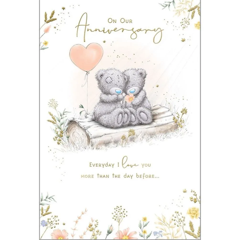 On Our Anniversary Me to You Bear Anniversary Card
