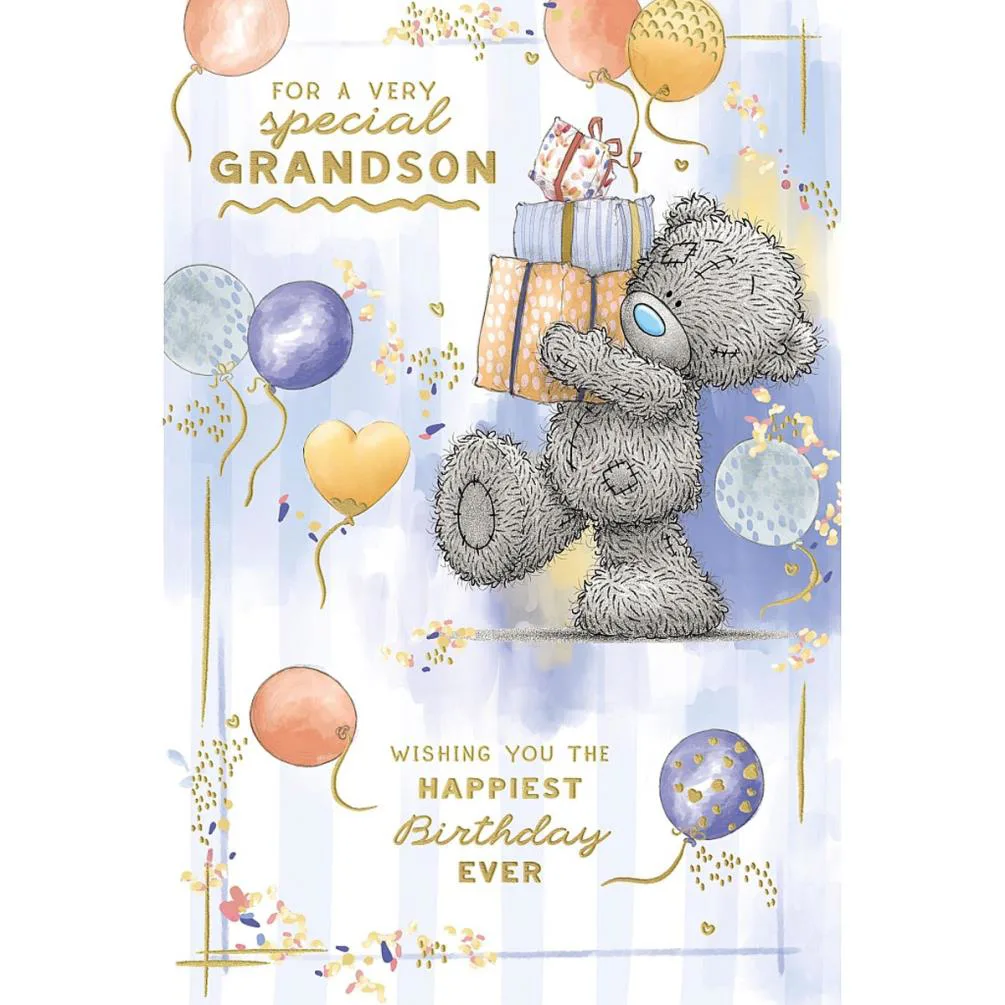 Special Grandson Me to You Bear Birthday Card