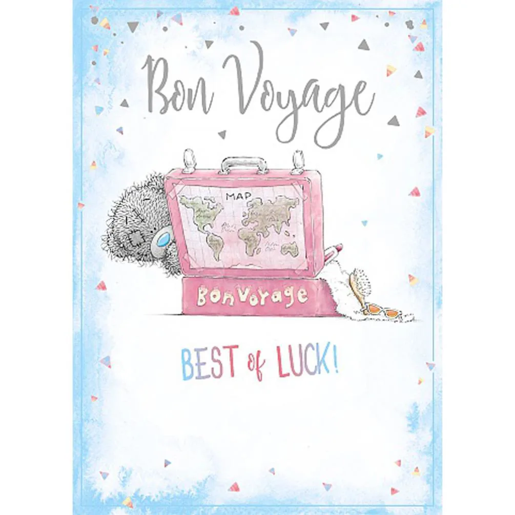 Bon Voyage Me To You Bear Card £1.79