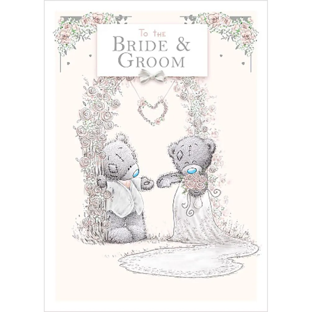 Bride & Groom Me to You Bear Wedding Day Card £1.79