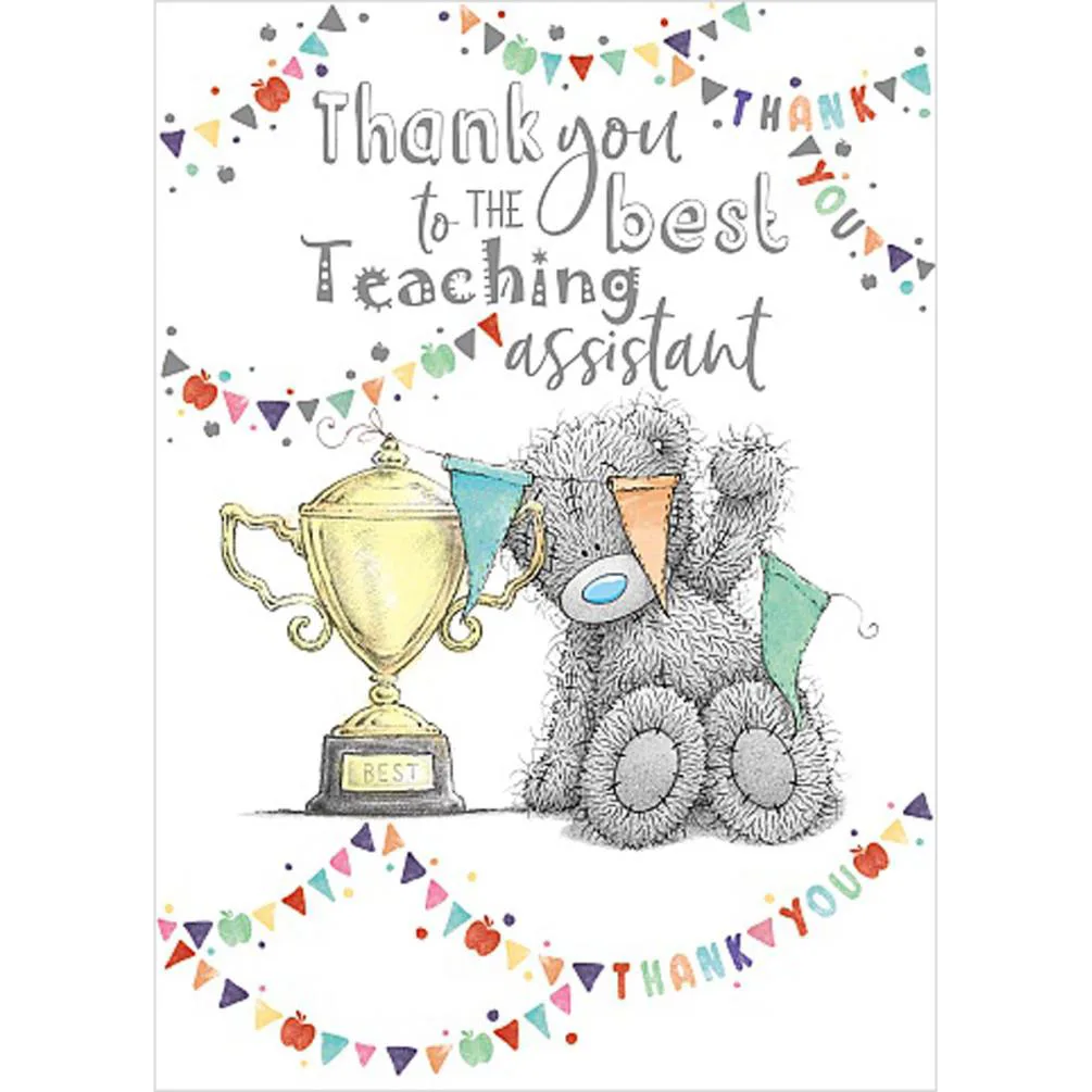Thank You Teaching Assistant Me to You Bear Card