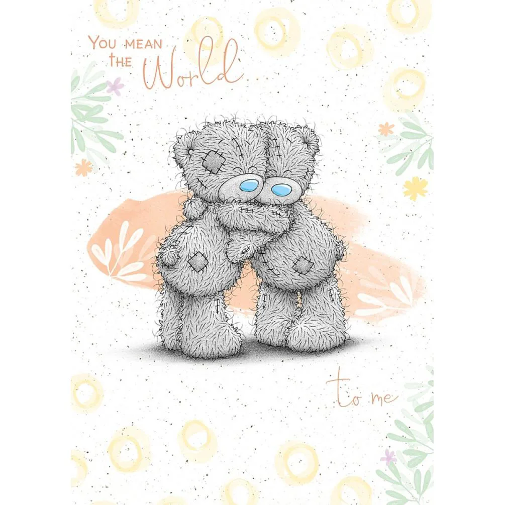 Bears Hugging Me to You Bear Card