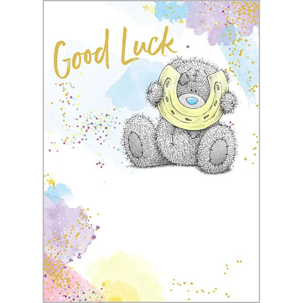 Good Luck Me to You Bear Card