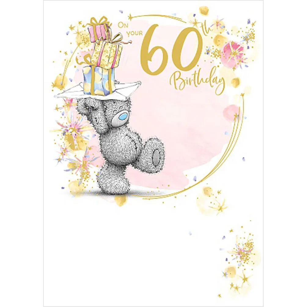 60th Birthday Me to You Bear Birthday Card