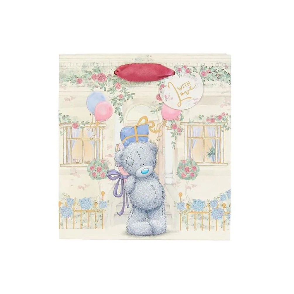 Stack of Presents With Love Me to You Bear Small Gift Bag