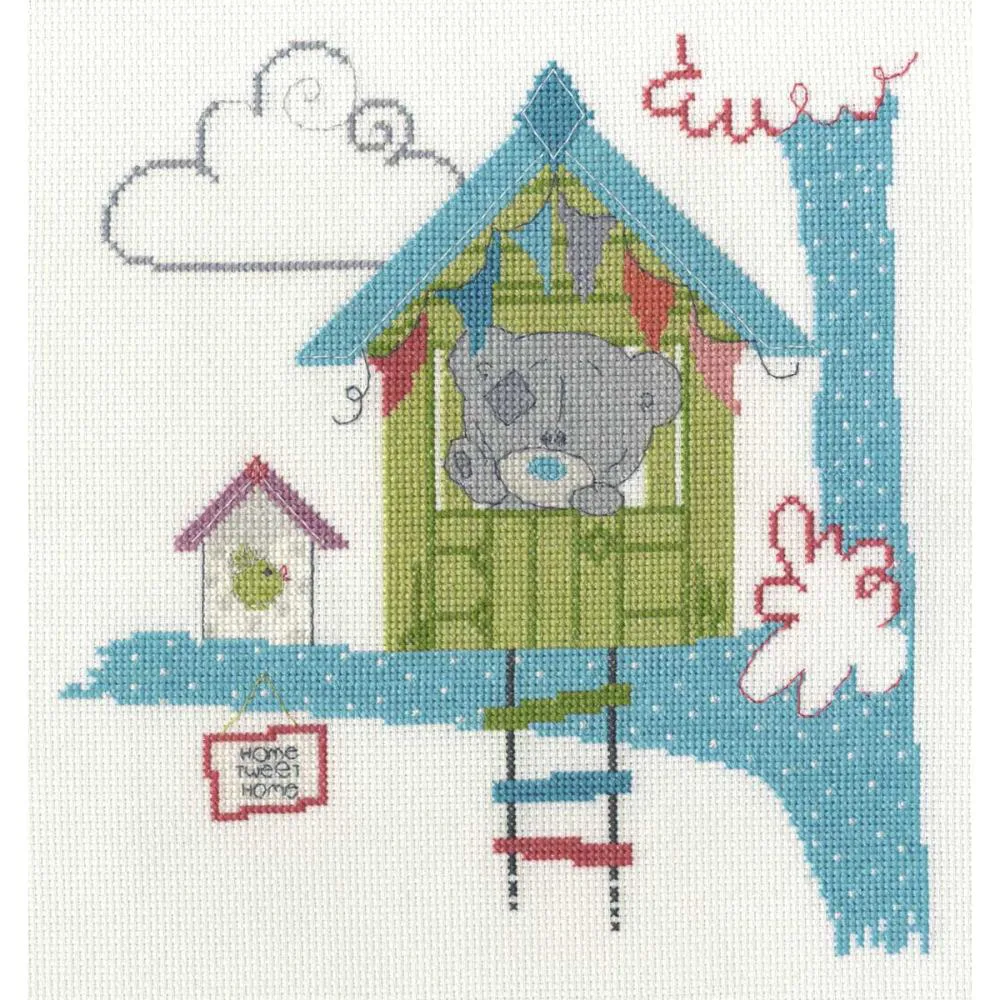 Home Tweet Home Me to You Bear Cross Stitch Kit