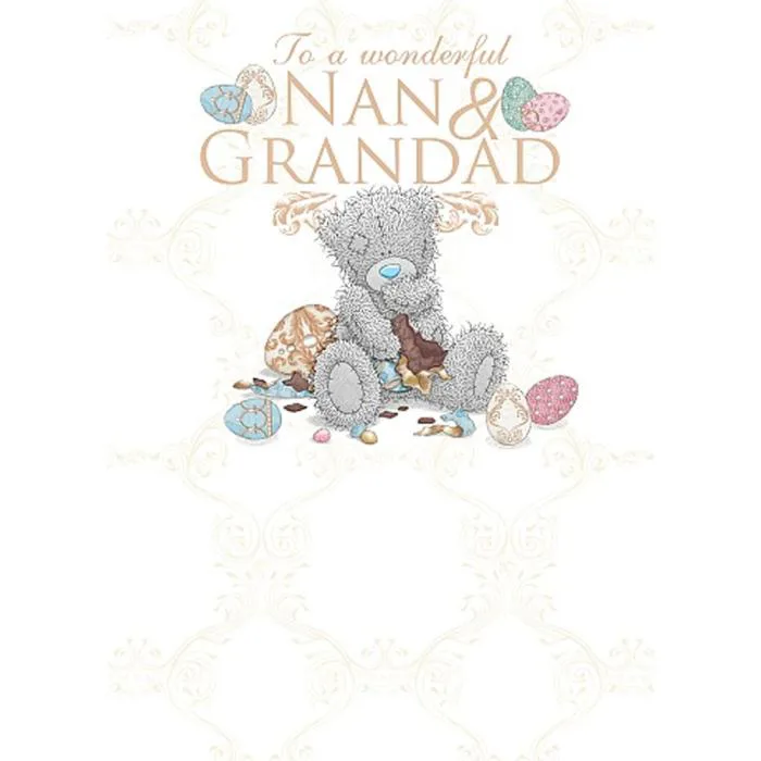 Nan &amp; Grandad Me to You Bear Easter Card