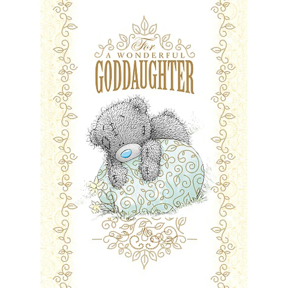 Goddaughter Me to You Bear Easter Card