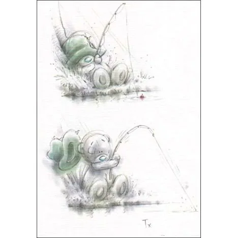 Fathers Day Me to You Bear Sketchbook Card £1.60