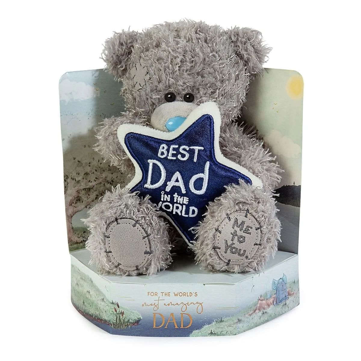 7" Holding Best Dad Padded Star Me to You Bear £10.99