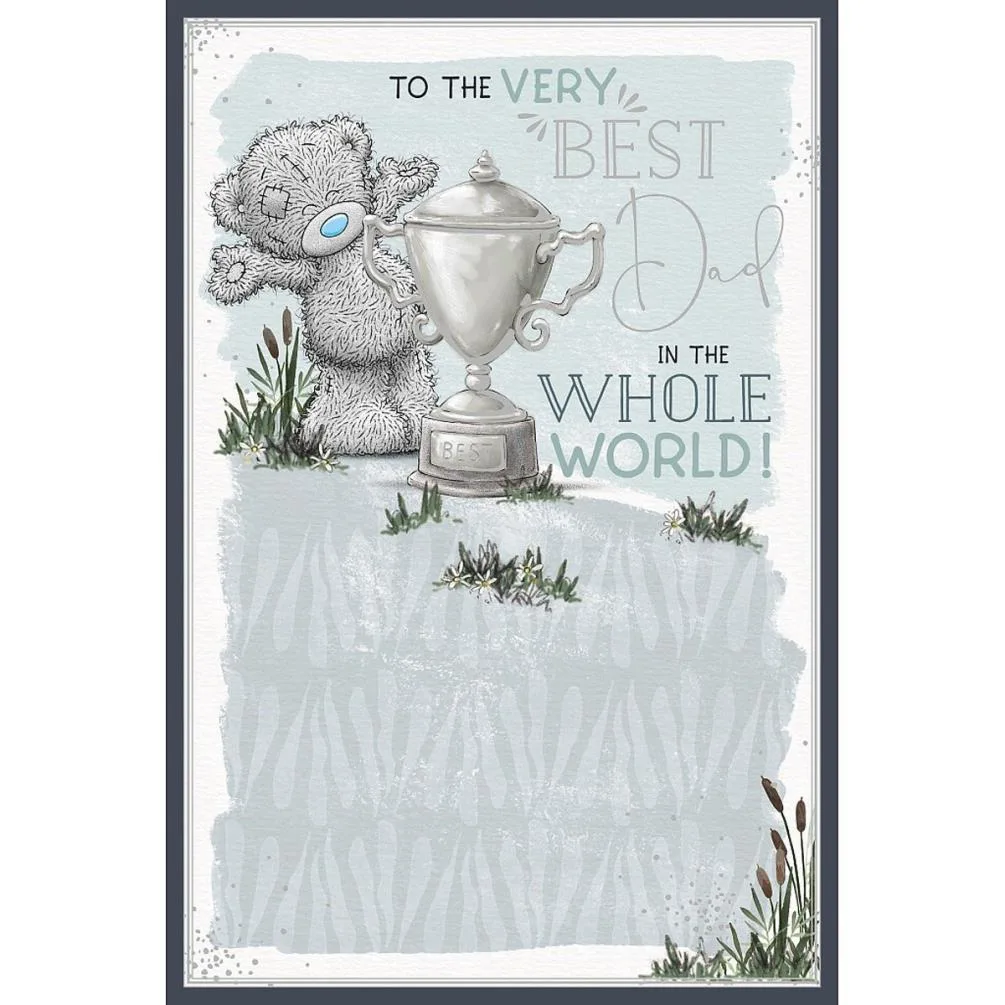 Dad Bear With Trophy Me to You Bear Father's Day Card