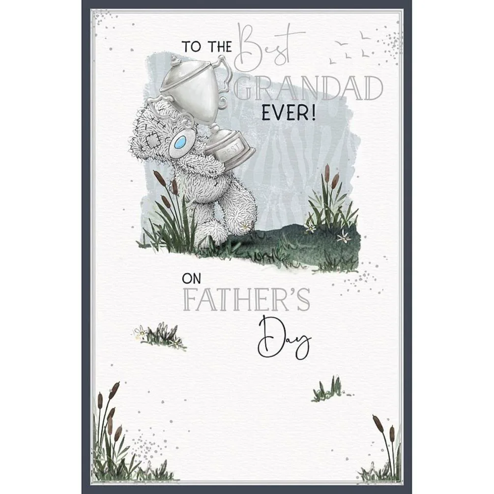 Grandad Bear With Trophy Me to You Bear Father's Day Card