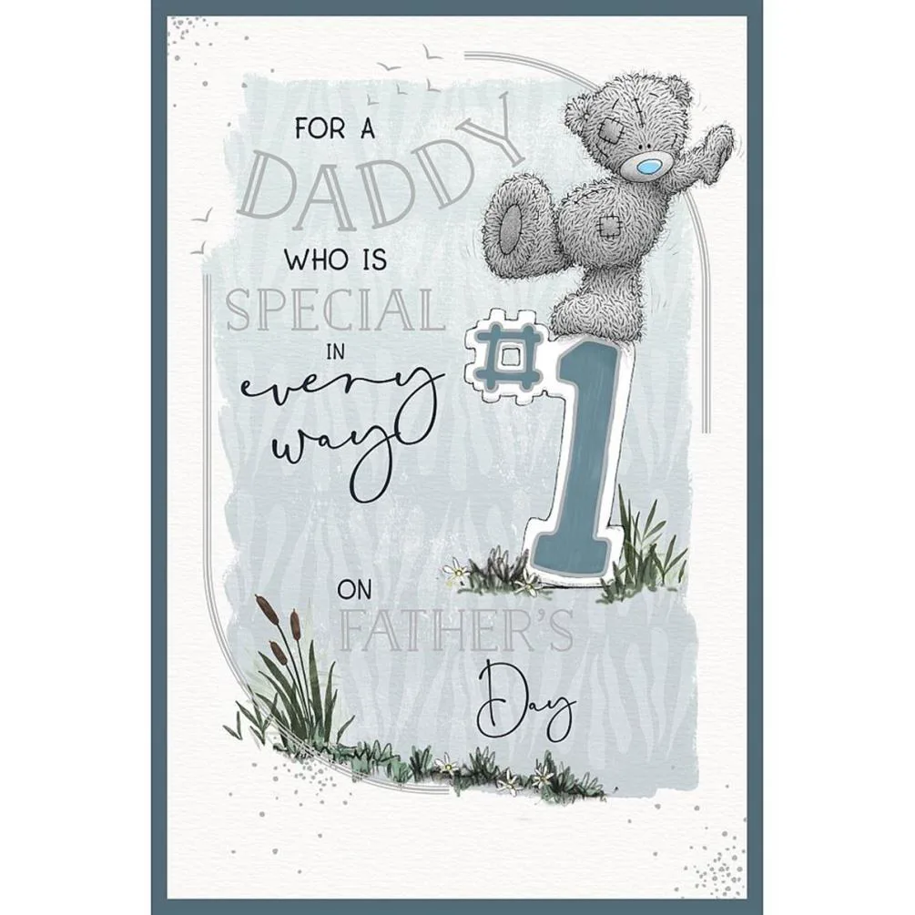 Special Daddy Me to You Bear Father's Day Card