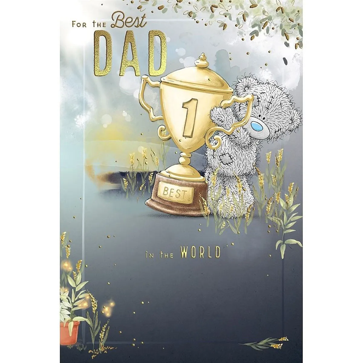 No1 Dad Trophy Me to You Bear Father's Day Card £2.49