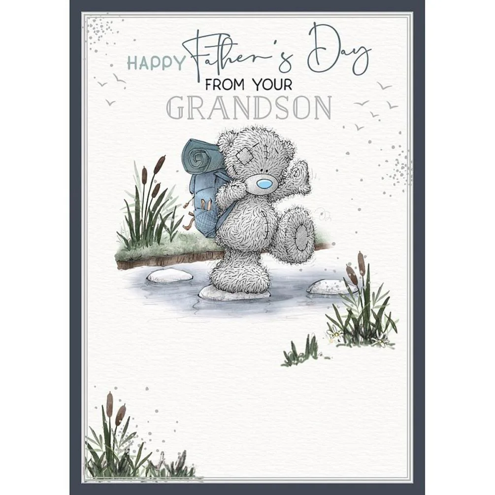 From Your Grandson Me to You Bear Father's Day Card