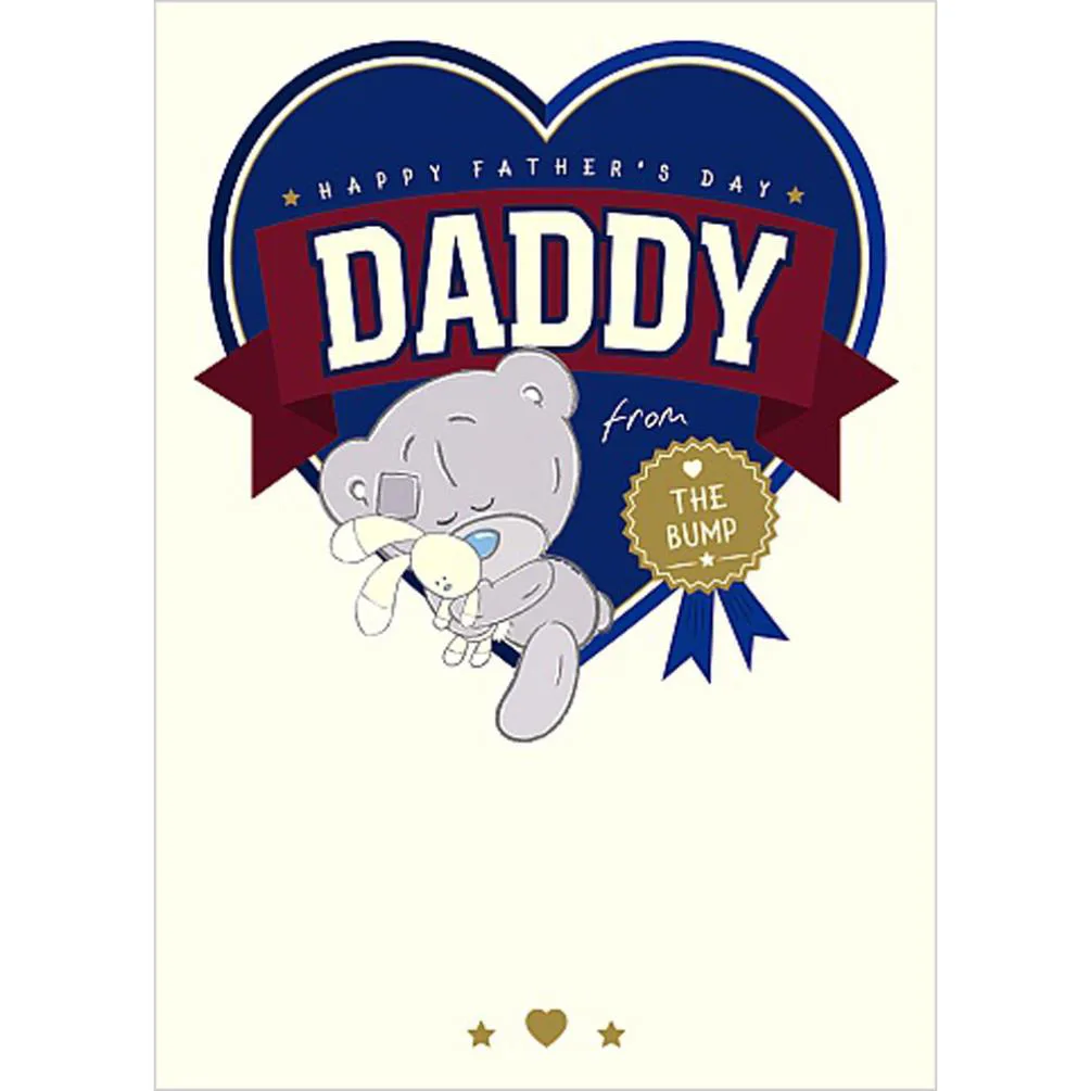 From the Bump Me To You Bear Fathers Day Card £1.79