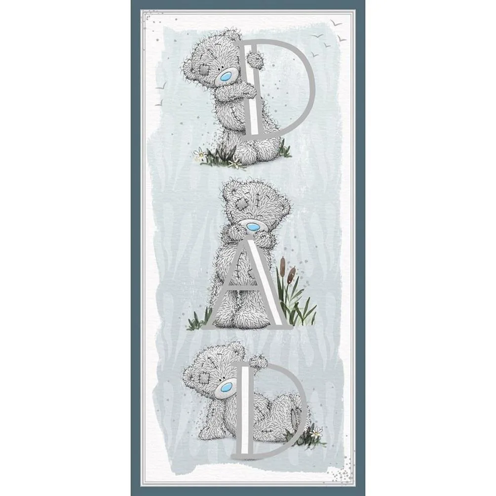 DAD Letters Me to You Bear Father's Day Card