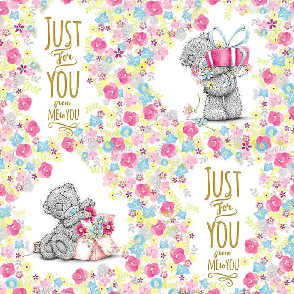 Just For You Me to You Bear Gift Wrap £1.20