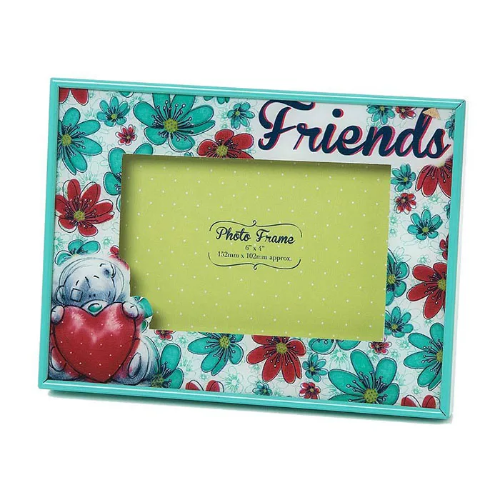 Friends Me to You Bear Floral Sketchbook Photo Frame £6.00