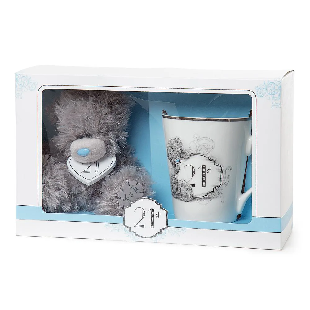 21st Birthday Mug & Plush Gift Set £19.00