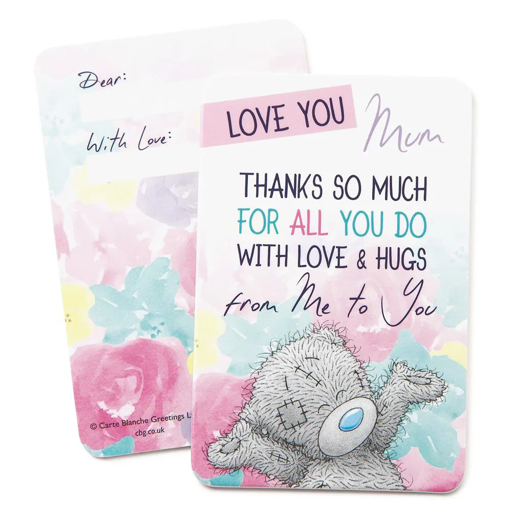 Me to You Bear Message Card Love You Mum 