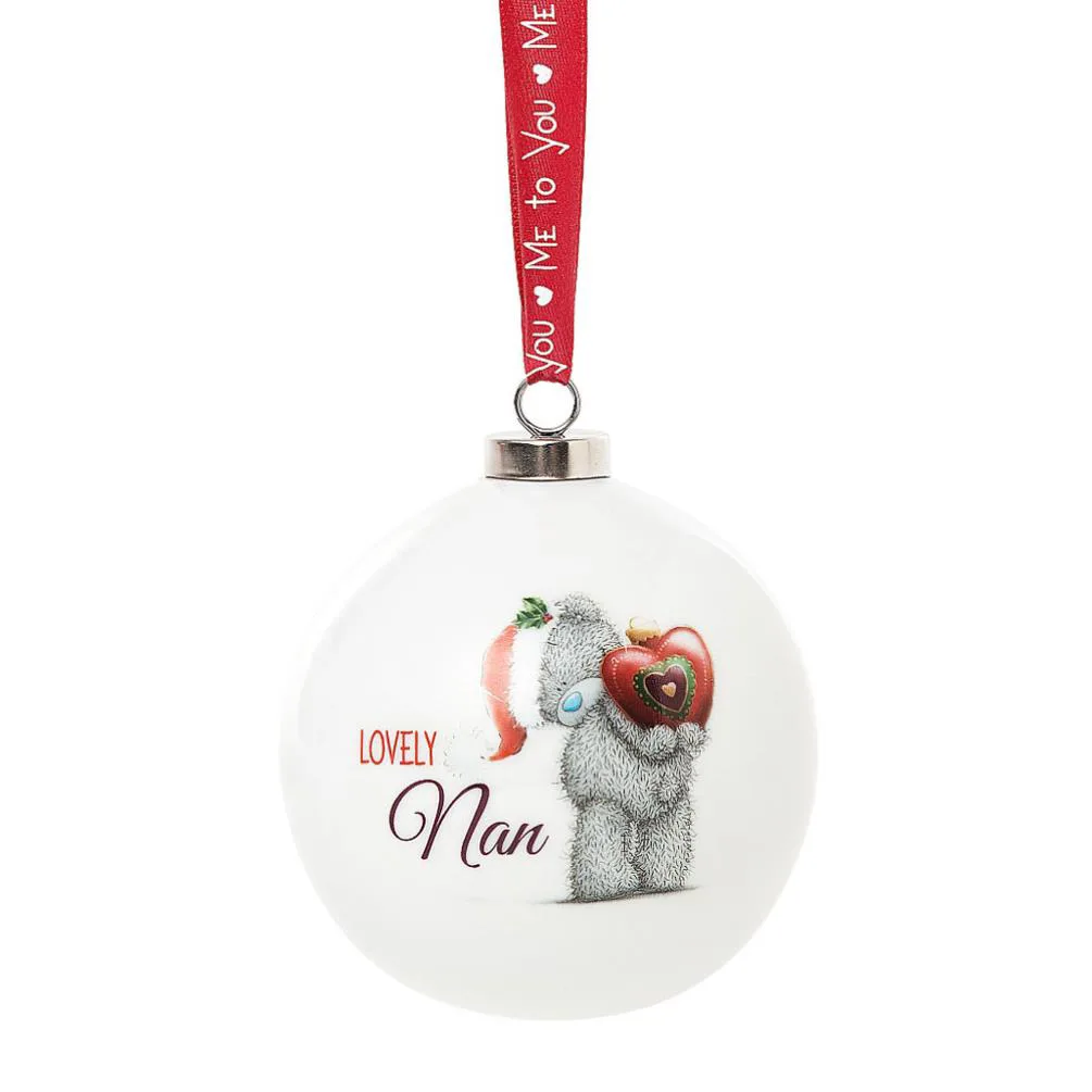 Lovely Nan Me to You Bear Christmas Bauble £2.99