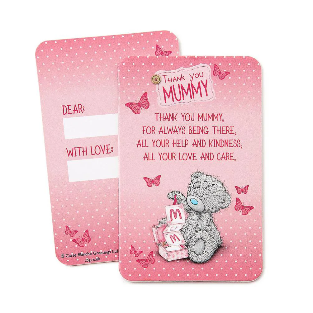 Thank You Mummy Me to You Bear Keepsake Message Card £0.99