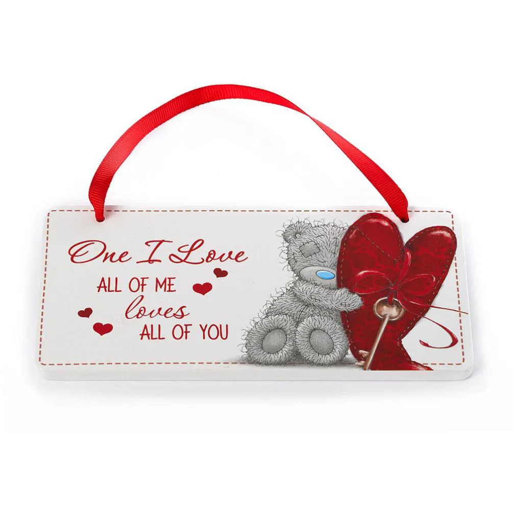 One I Love Me to You Bear Plaque £1.79