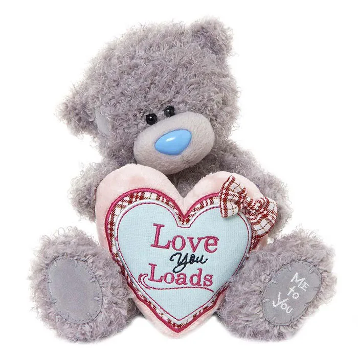 8" Love You Loads Padded Heart Me to You Bear £15.00