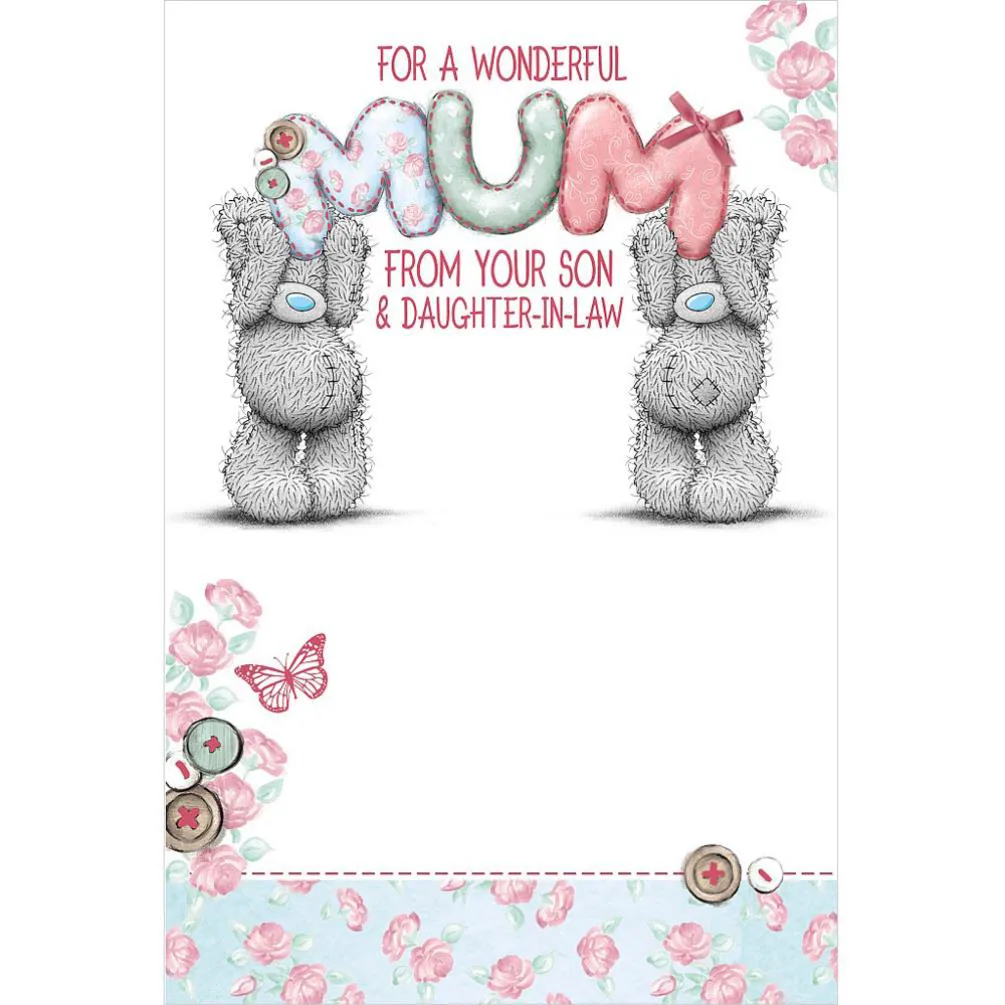 Mum From Son &amp; Daughter In Law Me to You Bear Mothers Day Card